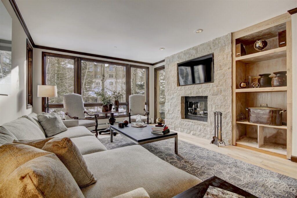 Mountain modern contemporary Living Room