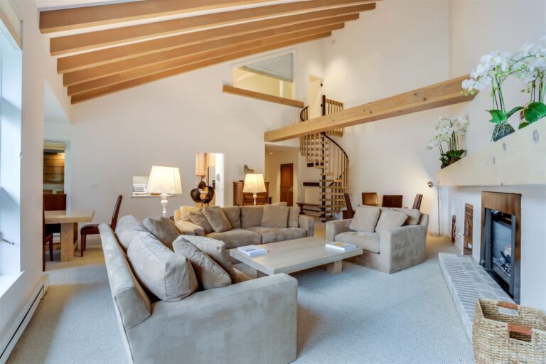 Living Room, Gas Fire Place, Mountain Views