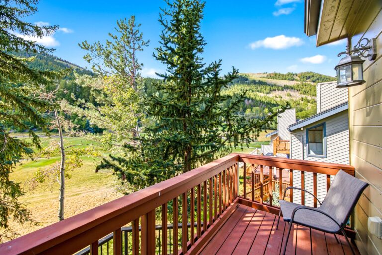 Upper Level Guest Bedroom Balcony - Mountain View